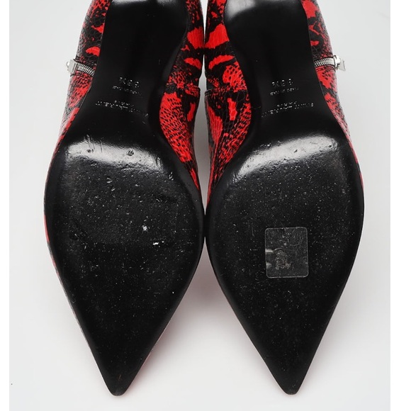 SAINT LAURENT PYTHON BOOTIES - Picture 4 of 4